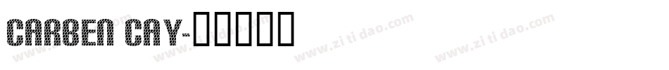 carben cay字体转换